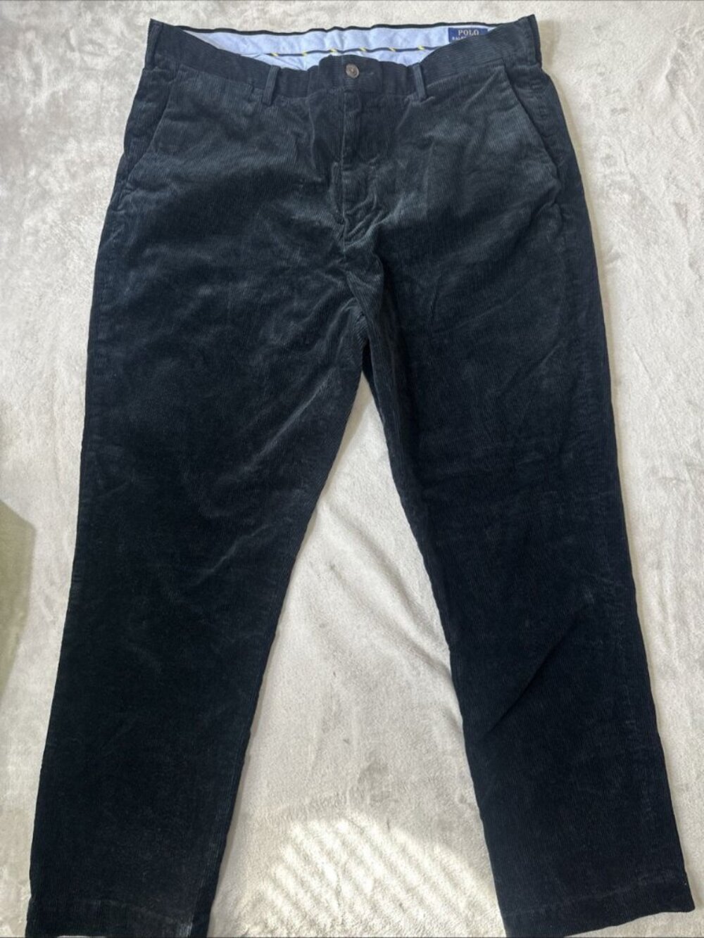 Polo Ralph Lauren stretch corduroy pants men’s 40x34 black straight leg